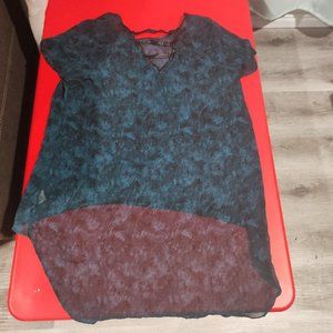 Tess Holliday green blouse women's size XL